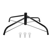 Housoutil Support pour Sapin de Noël Métallique Vert 50 CM pour Tube de 22 CM Base Stable Fixation par Vis Accessoire Solide pour Arbre Artificiel