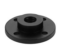 Housoutil Support Simple Alliage Microphone en Mural pour D'aluminium Noir Connexion Filetée et 3/8-16, Installation Flexible, pour Mural de Projecteur