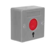 Housoutil Système D'alarme d'urgence sans Fil Haute Sensibilité avec Bouton D'appel Manuel en Plastique et Prévention des Fausses Alertes , Adapté aux de Soins et Salles de Bain