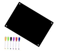 Housoutil Tableau Magnétique Effaçable à Sec Acrylique Planificateur Réutilisable pour Réfrigérateur Tableau Décriture Transparent Aimanté Organiseur Hebdomadaire Compact