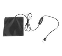 Housoutil Tapis Chauffant Noir USB en Fibre de Carbone Coussin Isolant Thermique pour Petits Animaux pour Reptiles et Hamsters en Hiver