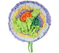 Housoutil Tapis d'alimentation en Peluche pour Stimuler L'activité et Attirer L'attention Interactif Tapis de Recherche de Nourriture Confortable pour Petits Animaux et Lapins