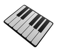 Housoutil Tapis de Souris Clavier de Piano Petit Format en Microfibre Imperméable Base Antidérapante pour Bureau et Ordinateur Portable, Surface Lisse à Thème Musical pour Usage