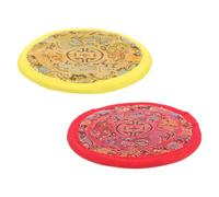 Housoutil Tapis Tissu Léger Simple Coton et Portable pour Contemplation pour 2pcs Coussinets Bol Chantant Bouddhiste en Instruments Rituels