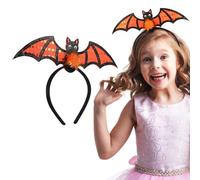 Housoutil -tête Chauve-souris Halloween, Bandeau de fête, tête de maquillage original, Accessoire de costume Halloween, Multi-couleur, 27 x 19,5 x 2 cm