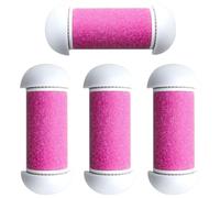 Housoutil Têtes de Rouleau de Rechange et Soins des Pieds pour Râpe à Pied Électrique Rose en Plastique Étanche, pour Élimination de Peau Morte