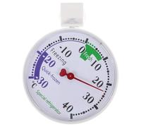 Housoutil Thermomètre Réfrigérateur à Cadran Réutilisable Indicateur de Température pour Congélateur Pharmaceutique Supermarché Maison