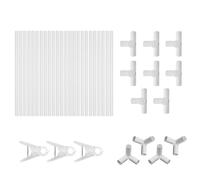 Housoutil Treillis pour Plantes Grimpantes en Spirale en Plastique Support à Fleurs Solide sans Vis Treillis de Jardin pour Vigne Grimpante Outil de Jardinage pour Tomates et Concombres