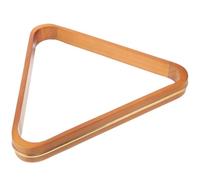 Housoutil Trépied de Billard en Pin Robuste Bord Doré Support Triangulaire pour Boules de Billard pour Usage Prolongé