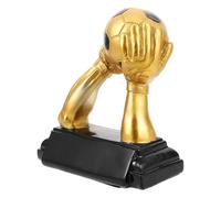 Housoutil Trophée de Football Petit Format en Résine Couleur Bronze Antique, Motif Gardien de But avec Ballon, Récompense Sportive Personnalisée pour Compétitions et Événements