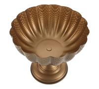 Housoutil Vase Urne Vintage en Fer Doré Pied Stable pour Arrangements Floraux Flexibles, Décoration Élégante pour Maison et Bureau
