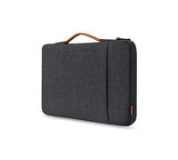 Inateck Housse 14 Pouces Ordinateur Portable Compatible avec 15.3 MacBook Air M3/A3114 M2/A2941 2025-2023, 14" Chromebook Notebook, Matebook D14, 14.4 Surface Laptop Studio, Noir Gris