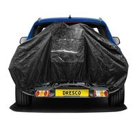 Dresco Housse pour 2 vélos 150x74x122 cm avec poche polyester noir