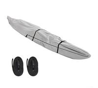 Housse 420D pour kayak avec fermeture éclair imperméable et matériau résistant à la poussière, couverture complète pour bateaux de pêche avec blocage UV et résistance à la pression de l'eau (3 m)