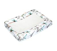 SEVIRA KIDS - Set housse de matelas à langer + tapis de change, Safari Made in France 70 x 50 cm