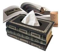 Housse à mouchoirs, organiseur de papier toilette élégant de 10,5 cm pour la maison, couvercle rétro en bois avec style classique, fonction facile à utiliser, accessoire de maison pour salle de bain