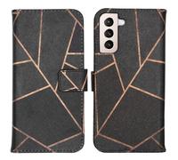 Housse à rabat en TPU design imoshion Samsung Galaxy S21 Plus - graphique noir
