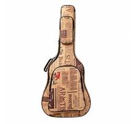 Housse Acoustique , Motif Journal, Modèle Renforcé Universel 40/41 Pouces | Conception Double Couche Rembourrée, Protection Imperméable Efficace, Gig Bag pour , Répétitions