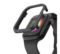 Housse Aluminium Compatible avec Apple Watch Série 9 41mm Ultra-Mince, Métal Bumper Coque de Montre Ultra Mince Couverture Antichute Paillettes Cover Métal Compatible avec iWatch 41mm Series 7/8/9