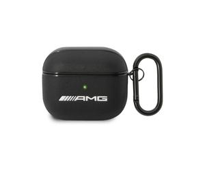 Housse AMG AirPods 3, Noir - Big Logo en cuir