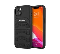 Housse AMG pour iPhone 13 Pro Max, noir - étui en cuir