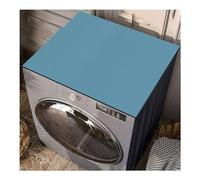 Housse Anti-dérapante pour Lave-Linge et sèche-Linge,Universelle Anti-Poussière Housse De Machine à Laver Tapis de machine à laver Pour Réfrigérateur et Lave-linge-Bleu-30 * 40cm