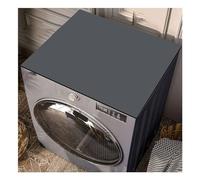 Housse Anti-dérapante pour Lave-Linge et sèche-Linge,Universelle Anti-Poussière Housse De Machine à Laver Tapis de machine à laver Pour Réfrigérateur et Lave-linge-Gris Foncé-30 * 40cm