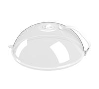 Housse Anti-Éclaboussures Micro-Ondes Protection Éclaboussures Micro-ondes | Toile Transparente Anti-graisse Dôme Réutilisable Résistant Haute Température pour Cuisson Vapeur Cuisine Maison