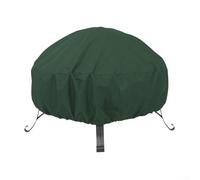 Housse anti-feu imperméable en tissu Oxford 210D pour l'extérieur, design rond robuste avec caractéristiques résistantes au vent, maille de ventilation améliorée, ajustement sécurisé avec sangles à