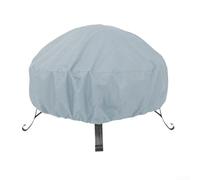 Housse anti-feu ronde imperméable et résistante avec tissu Oxford 210D, design résistant au vent. Caractéristiques : aérations en maille pour éviter l'accumulation d'humidité, boucle sécurisée et