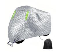 Housse Anti-grêle Moto pour Honda Magna 250, Imperméable Rangement extérieur avec Trou pour Cadenas Moto Bâche Anti-Pluie, Doublure Douce Coupe-Vent poussière Garage