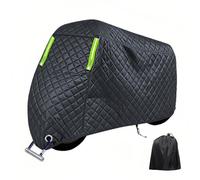 Housse Anti-grêle Moto pour Triumph Speed Twin 900 2025-, Coussin en Coton résistant Bache Moto Extérieure Toutes Saisons Protection avec Trou pour Cadenas