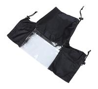 Housse Anti-Pluie pour Appareil Photo Reflex Numérique, Noire | Tissu Imperméable, Fenêtre Transparente Ultra Claire, Protège Pluie, Neige, Sable, Vent
