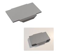 Housse anti-poussière compatible avec les consoles de jeu Nintendo et Watch - Couvercle de protection à clipser avec design suspendu à l'arrière (gris)