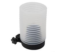 Housse anti-poussière en caoutchouc PVC pour perceuse filaire et sans fil pour marteaux rotatifs SDS, perceuses à percussion et médiators électriques, blanc/noir, 9,5 x 8,5 x 15 cm