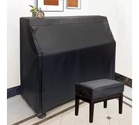 Housse anti-poussière en cuir pour piano - Housse de piano droit avec housses de tabouret simples et doubles en option housse de piano étanche pour pianos droits universels(B,155*35*125cm)