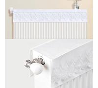 Housse anti-poussière en dentelle chic et pratique pour radiateur ajoute du style tout en minimisant la poussière (140 cm)