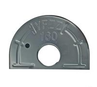 Housse anti-poussière en métal pour meuleuse d'angle avec buse réglable pour un contrôle efficace de la poussière et une barrière de sécurité pour réduire les risques de blessure