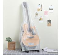 Housse anti-poussière en PVC pour guitare électrique acoustique, facile à nettoyer (pour guitare acoustique)