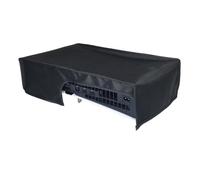 Housse Anti-poussière Horizontale pour PS5 Pro,Housse Anti-Griffes Anti-poussière pour Console de Jeux,Housse de Protection Anti-poussière en Tissu Oxford pour PS5 Pro (Noir avec Garniture Noire)