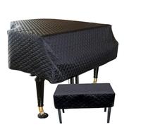 Housse anti-poussière imperméable pour piano à queue avec doublure en coton épais - Protection double couche pour piano à queue