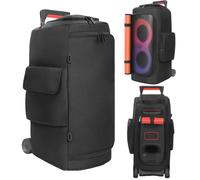 Housse anti-poussière multifonction, compatible avec JBL PartyBox 310/Stage | Housse de protection anti-rayures avec poches latérales pour microphone, chargeur, câble, accessoires