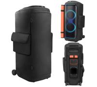 Housse anti-poussière multifonction, compatible avec JBL PartyBox 720 | Housse de protection anti-rayures avec poches latérales pour microphone, chargeur, câble, accessoires