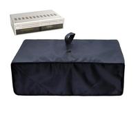 Housse Anti-Poussière Platine Vinyle Tissu Oxford Coupe Large Lavable En