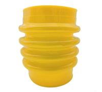 Housse anti-poussière pliable épaisse pour compacteurs de construction, accessoire de coffre télescopique en plastique rouge (jaune)