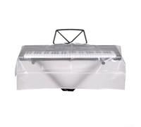 Housse anti-poussière pliable et étanche pour claviers numériques 61/88 touches Solution de rangement pratique (88 touches)