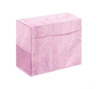 Housse anti-poussière pliable pour machine à coudre avec poches supplémentaires, efficace contre la poussière et les dommages (rose)