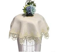 Housse anti-poussière pour climatiseur de forme ronde, fabriquée en tissu de dentelle polyester, conçue pour les unités cylindriques AC avec décoration élégante (B)