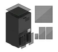Housse Anti-Poussière Pour Console De Jeu, Pour Hôte De Jeu Xbox Série X, Support De Filet Anti-Poussière, Filtre Anti-Saleté, Accessoire, Nouvel Arrivage 1/2