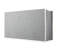 Housse anti-poussière pour console de jeu Switch 2, support vertical anti-poussière et anti-rayures avec accès au port de câble et lavable pour accessoires Switch 2 (gris clair)